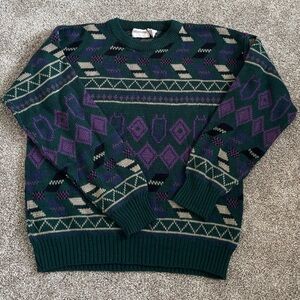 Colorful windridge brand sweater, size large women’s , or men’s s/m.